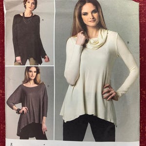 V1261 Alice+Olivia Vogue Patterns Womens Tunic Sewing Pattern ZZ Lrg-Xlg-Xxl UNCUT FF