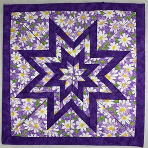 Amish Folded Star Potholder Hotpad Pattern -PDF download