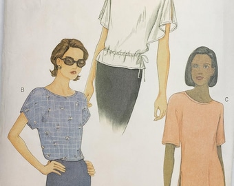 Vintage 1990s Vogue 7457 Blouse Sewing Pattern | Size 10