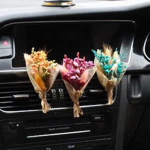 Car Air Freshener | Flower Air Freshener | Scented Car Decor | Perfume Diffuser | Scented Bouquet | DIY Car Scent | Valentine&#39;s Day Gift