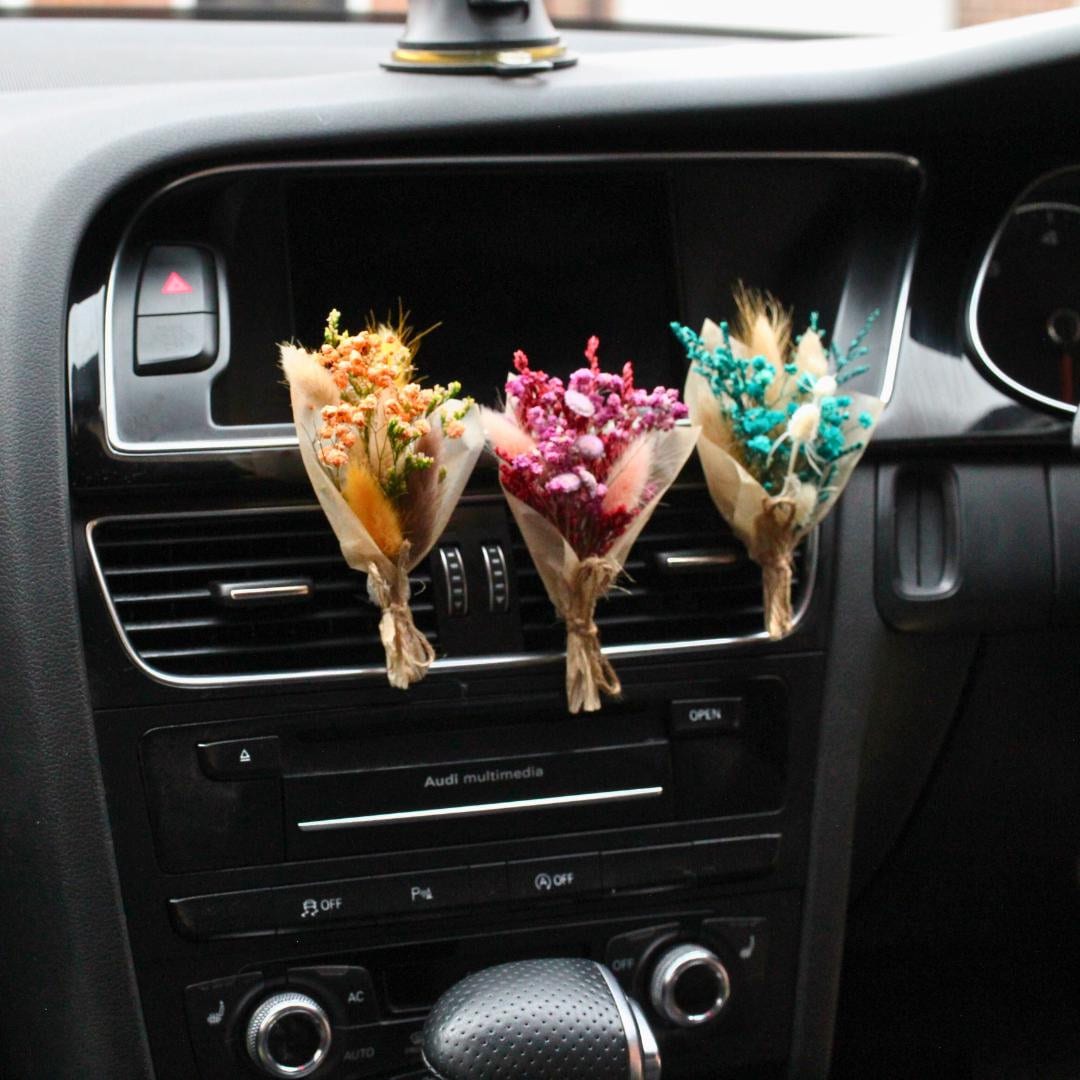 Car Air Freshener | Flower Air Freshener | Scented Car Decor | Perfume ...