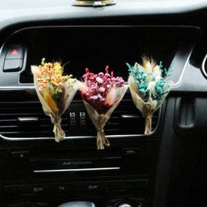 Car Air Freshener | Flower Air Freshener | Scented Car Decor | Perfume Diffuser | Scented Bouquet | DIY Car Scent | Valentine's Day Gift