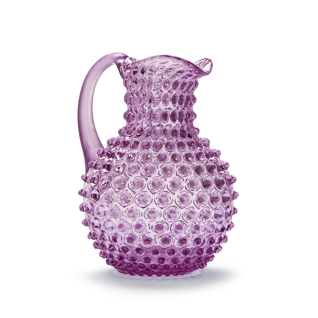 In Flore Caroline Carafe Cristal, Violet Clair, 2L