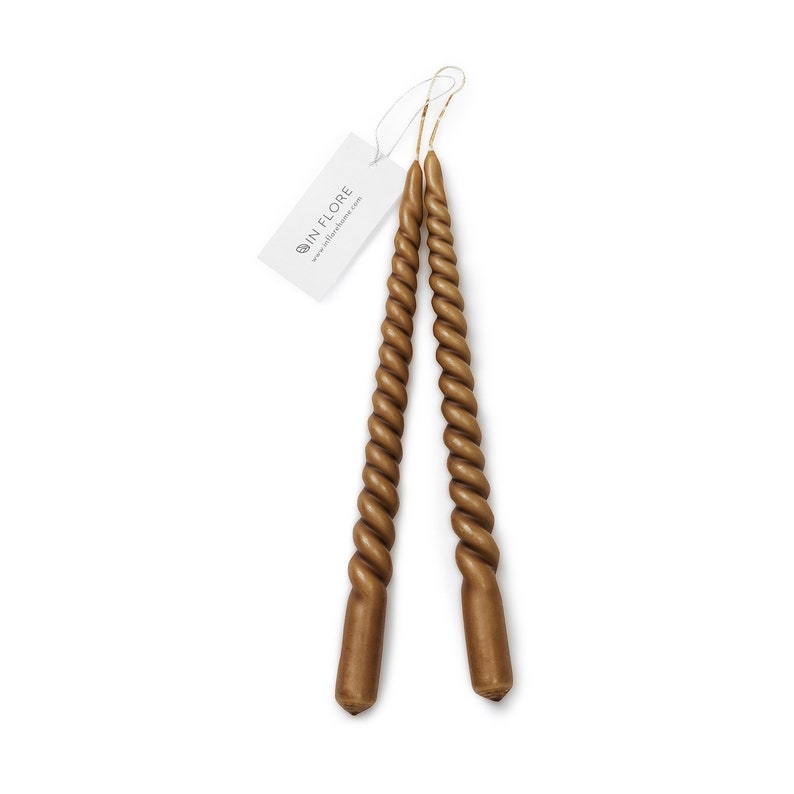 In Flore Hannah Twisted Taper Candle - Thumbnail 3