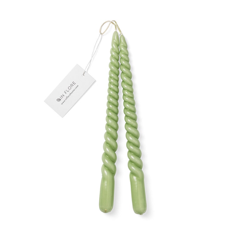 In Flore Hannah Twisted Taper Candle - Thumbnail 2