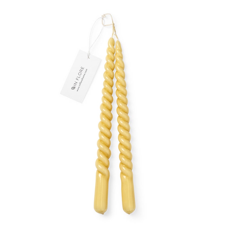 In Flore Hannah Twisted Taper Candle