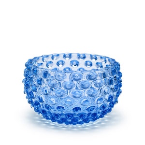 In Flore Charlotte Kristall Glasschale, blau