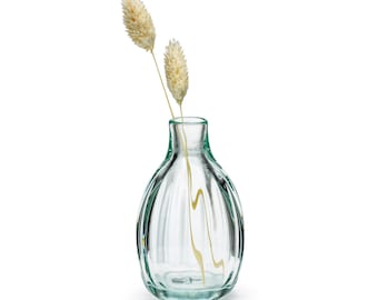 In Flore Sara hand-blown mini vase, white