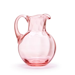 In Flore Sylvia crystal glass carafe, pink