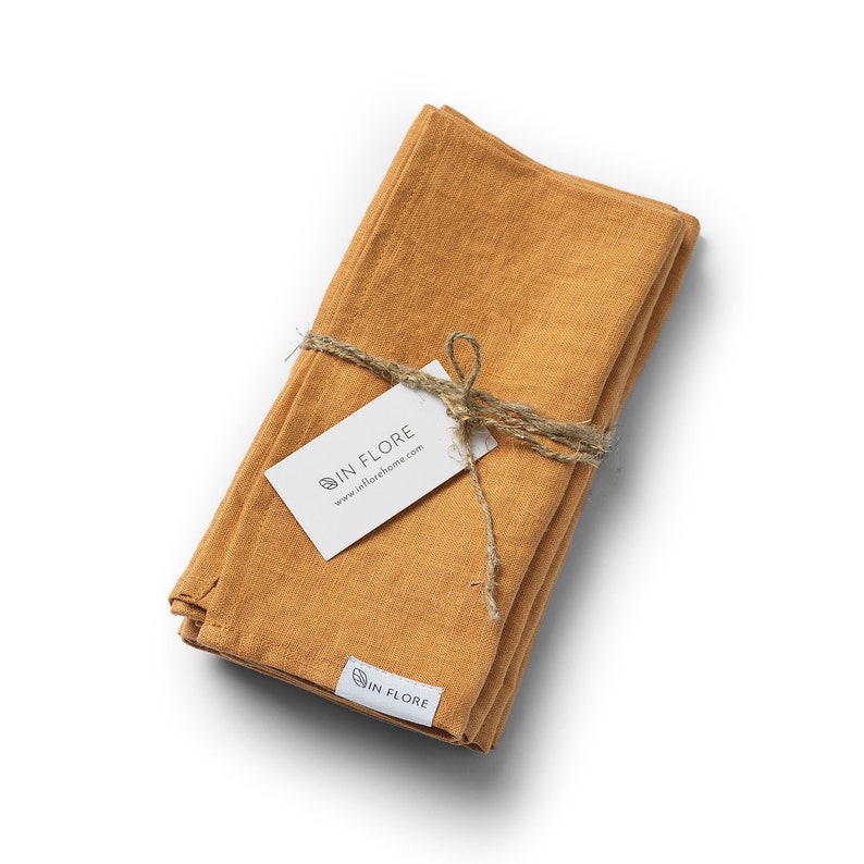 In Flore Stella Linen Table Napkin - Thumbnail 5
