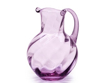 In Flore Sylvia crystal glass carafe, purple