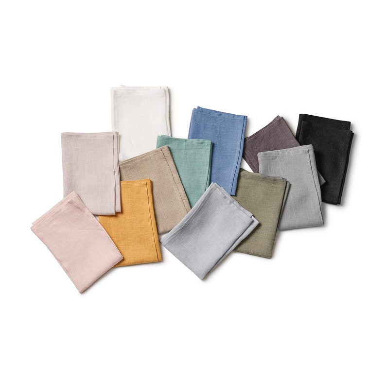In Flore Stella Linen Table Napkin - Thumbnail 3