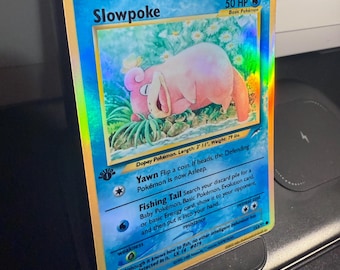 Slowpoke revival Handmade Holo Proxy Card