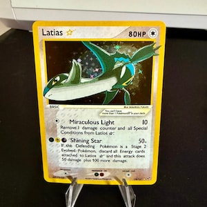 what's a gold star pokemon card - ENGLISH AND JAPANESE VERSION Gold Star Latias - Etsy