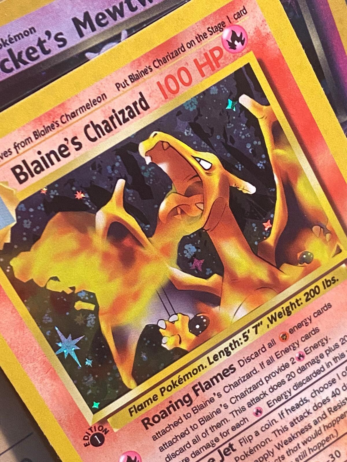 blaine's charizard pokemon card value Pokémon Blaine's Charizard Holo 2/132 – Grail Collectibles AZ main image 1