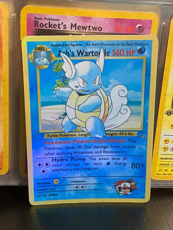 wartortle pokemon card Wartortle Shadowless 42/102 Base Set Pokémon Cards – CollexyLux –  CollexyLux.dk