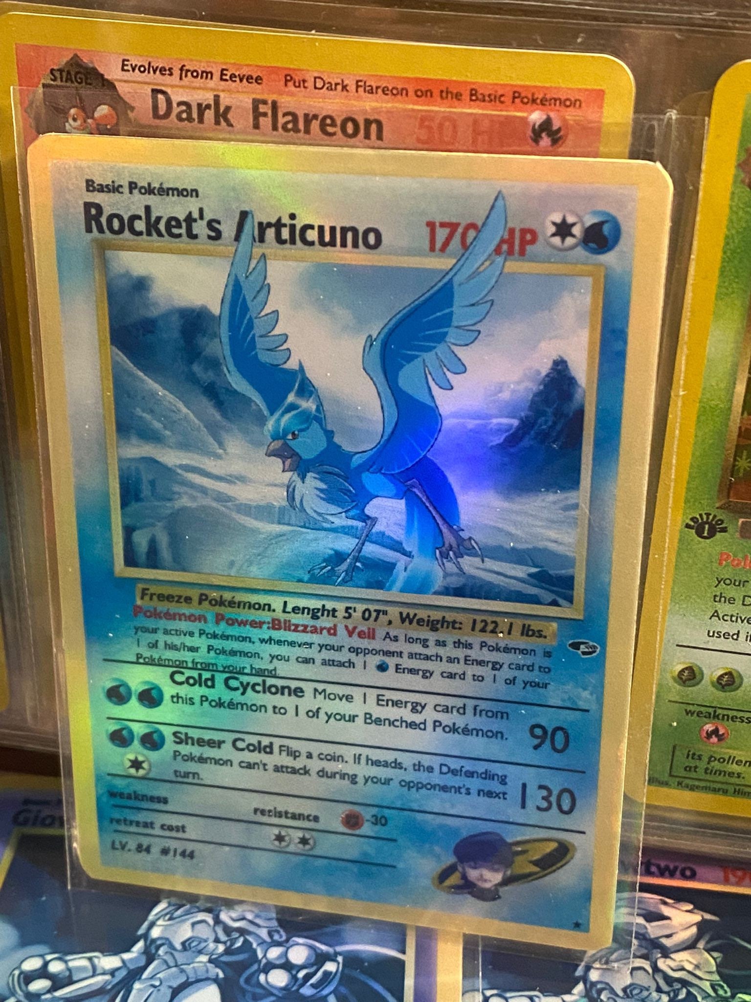 Rocket's Articuno Gym Heroes Revival Handmade Holo Proxy Rocket's Articuno Gym Heroes Revival Handmade Holo Proxy