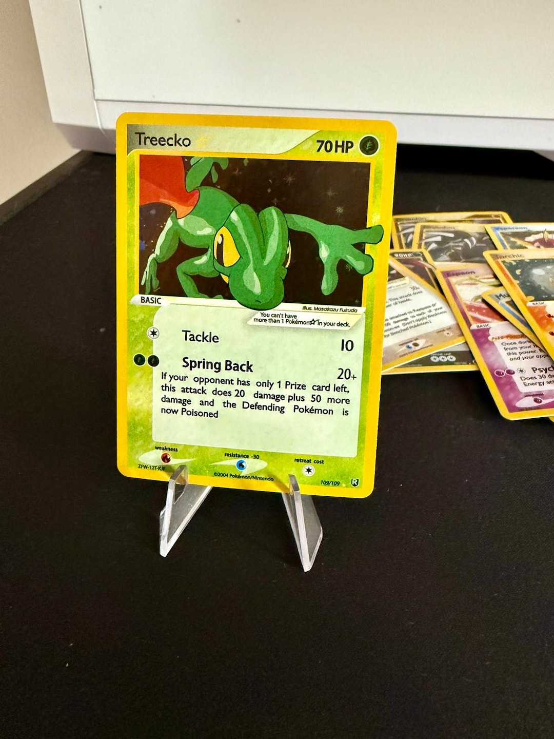 1995 hitmonchan pokemon card 1995 HITMONCHAN Pokemon Card Holo Rare NEAR MINT 7/102