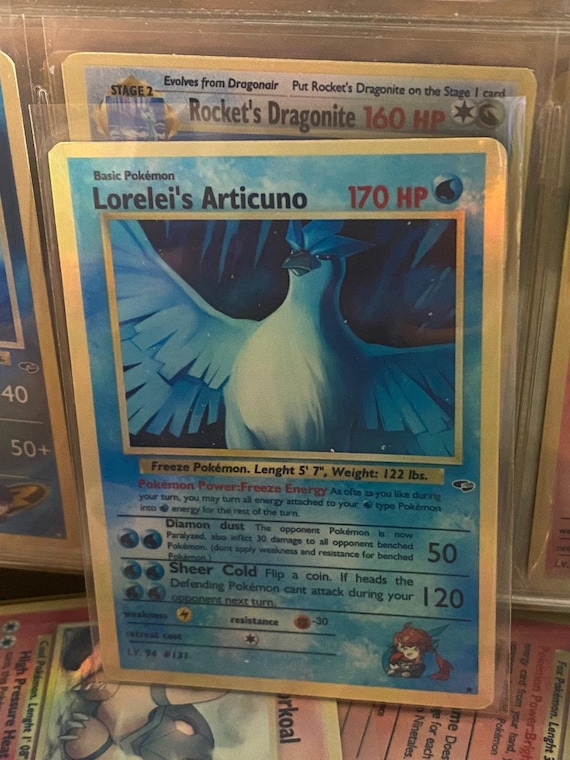 Loreleis Articuno Gym Heroes Revival Handmade Holo Proxy Card 