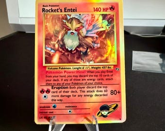 entei pokemon card value - Entei-GX - 10/73 Card Number / Rarity Rocket's Entei Gym Heroes Revival