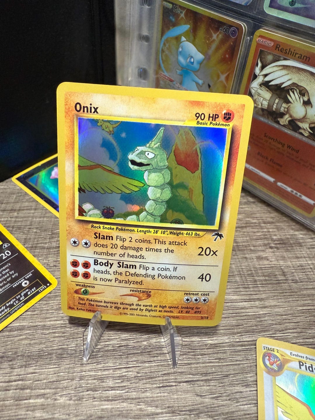 onix pokemon card shiny Pokémon Card Onix #95 TV Animation Blue Logo 1st Print ENG L015959 – AGS  Collectibles