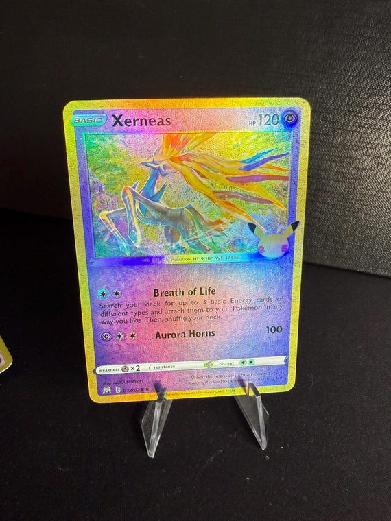 xerneas pokemon card Pokemon X & Y BREAKthrough Single Card Holo Rare Xerneas #107 main image 1