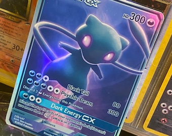 dark mew pokemon card ex 193/165 - Holofoil SV Scarlet & Violet 151 [2P] Psychic (40+) This attack does 10 more damage for each Energy attached to your opponents Active Pokemon Display Card Mew V 069/189