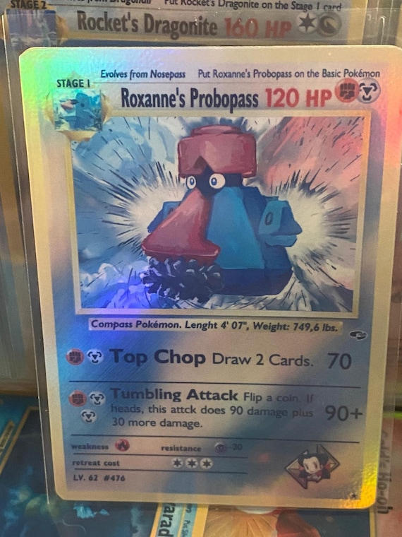 Roxanne's Probopass Gym Heroes Revival Handmade Holo Proxy Card - Etsy Israel Roxanne's Probopass Gym Heroes Revival Handmade Holo Proxy Card - Etsy Israel