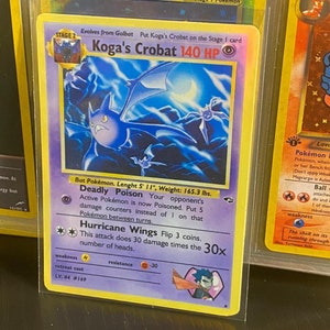 Cartão proxy Holo feito à mão do renascimento dos heróis do ginásio de Koga