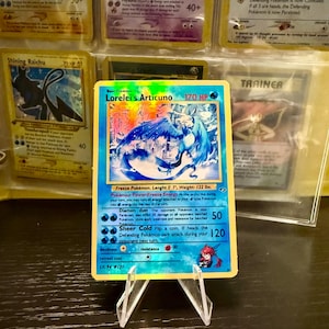 Cartão de Proxy Holo feito à mão Articuno Gym Heroes da Lorelei