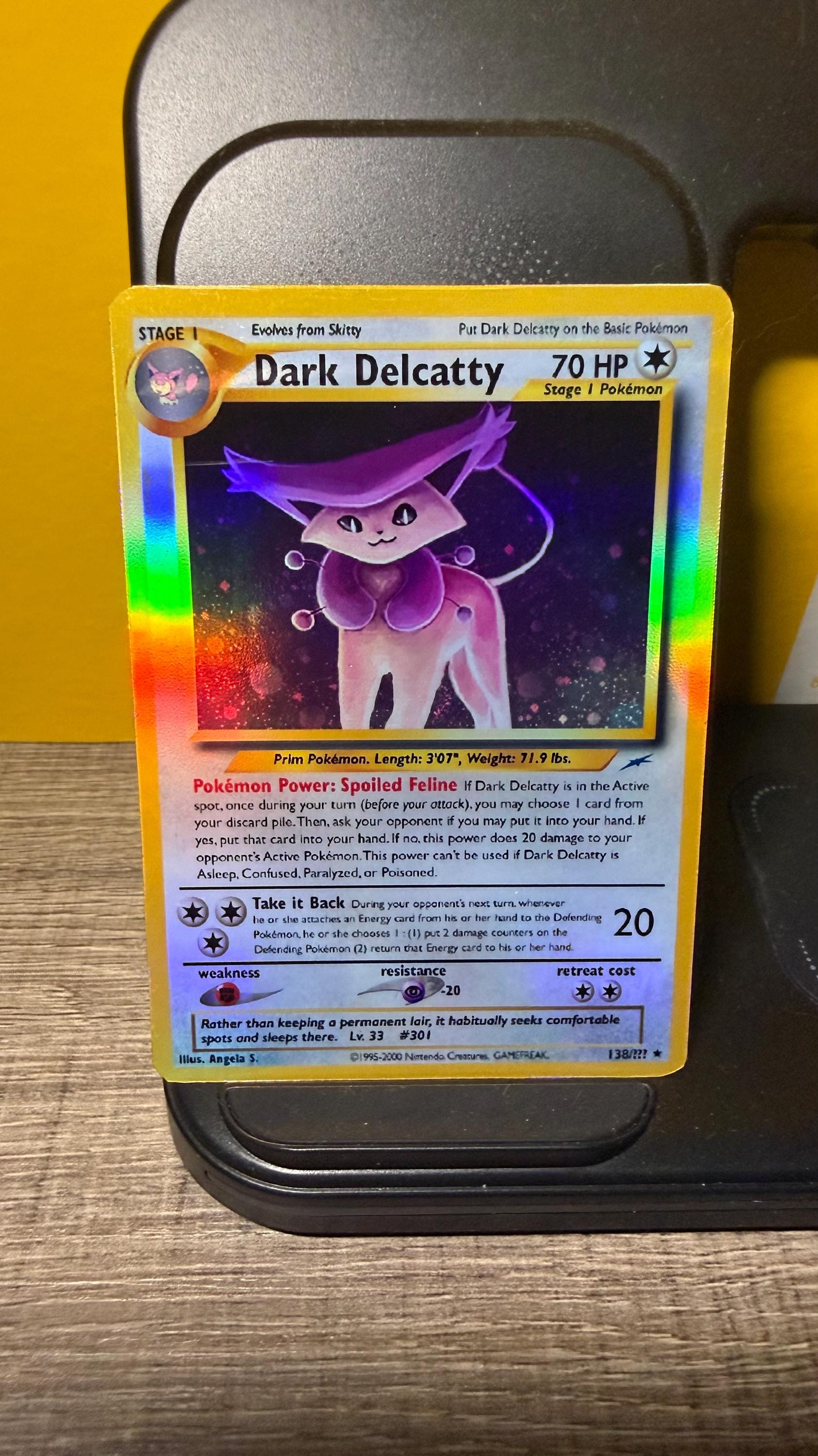 delcatty pokemon card Vintage Rare - Delcatty EX Power Keepers Non-Holo Pokemon Card 8/108