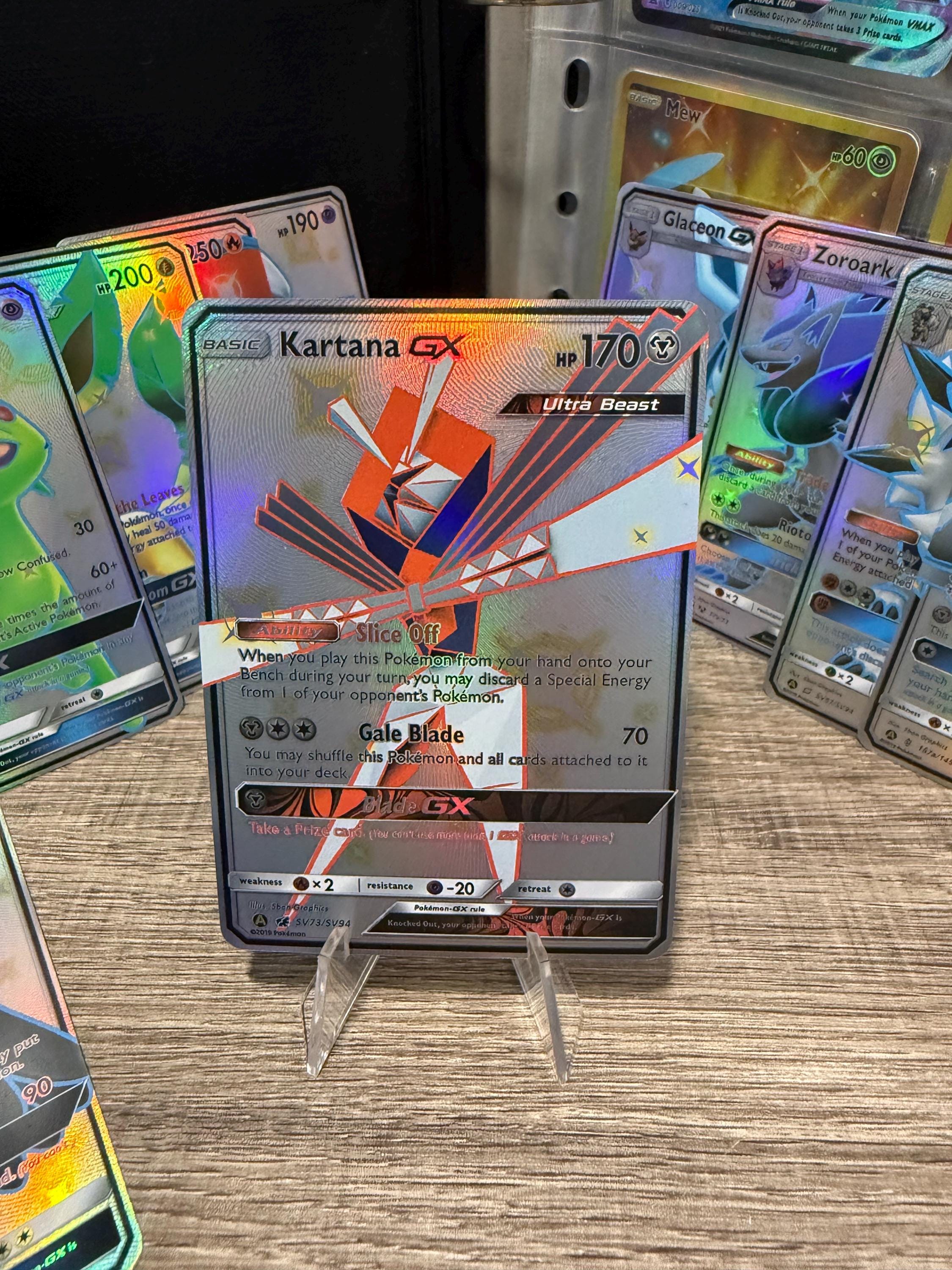 Kartana GX Hidden Fates Pokmon Gx Vstar Vmax Handmade Holo Proxy Card -  Etsy