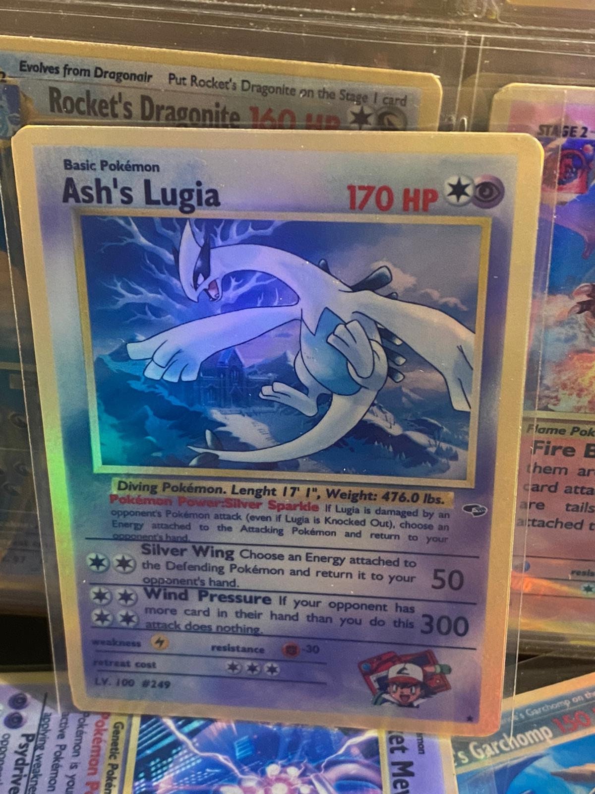 Shadow Lugia ho oh gx charizard gx ex vmax v Pokémon card Orica holographic  Pikachu Pokemon celestial lights custom made