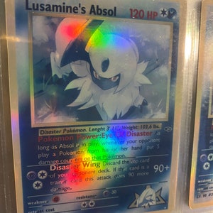 Cartão proxy holo feito à mão do renascimento dos heróis do ginásio de Lusamine