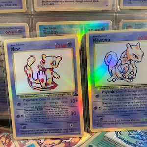 Shadow Mewtwo Card - Etsy Norway