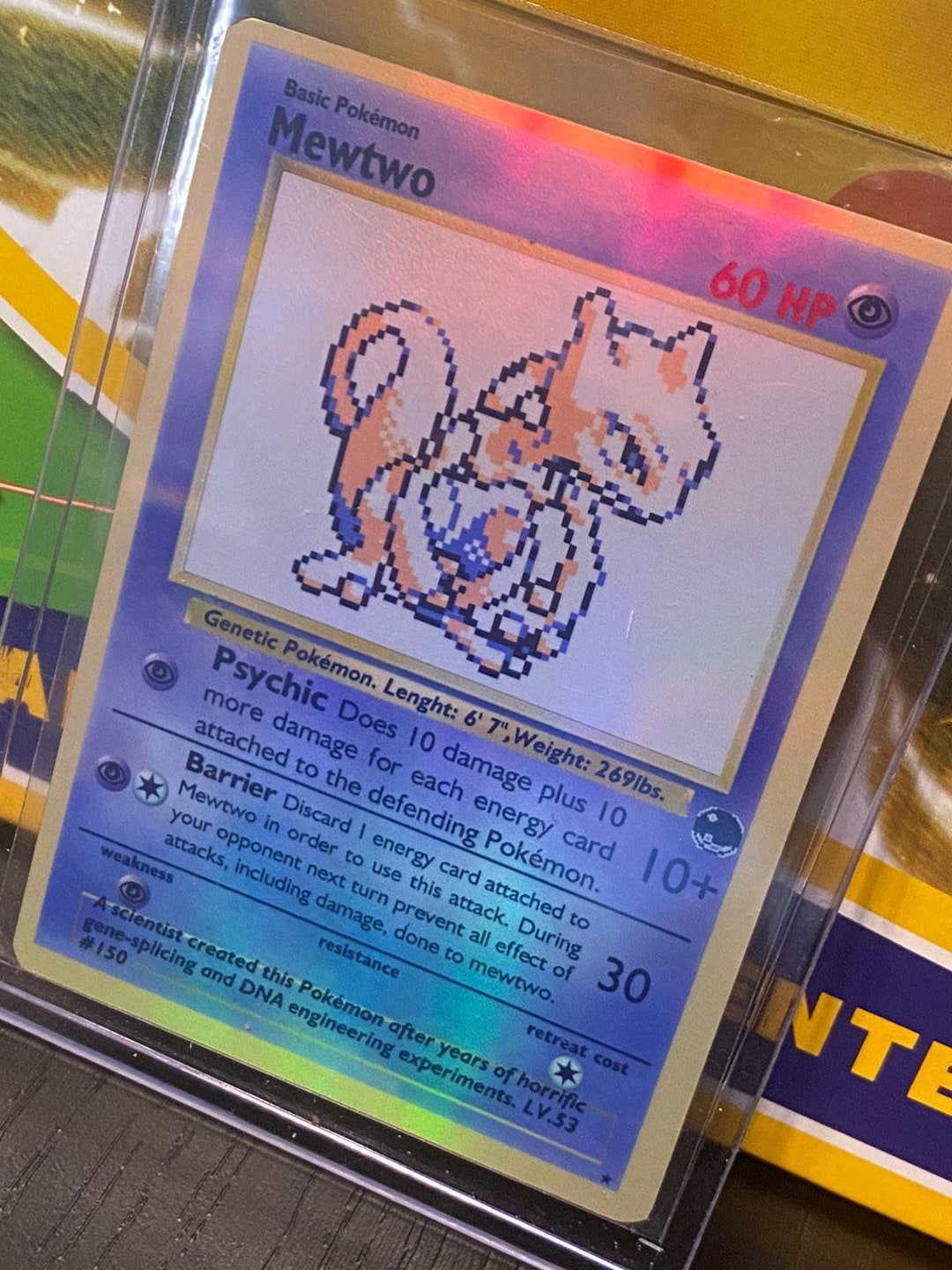 rainbow mewtwo pokemon go card Mewtwo