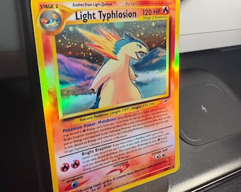 Light Typhlosion Revival Handgemachte Holo-Proxy-Karte