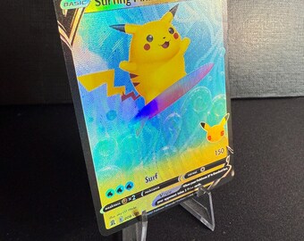Surfing Pikachu V Orica Pokémon Gx Vstar Vmax Handmade Holo Proxy