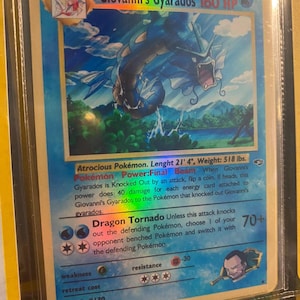 Giovannis Gyarados Gym Heroes Revival Handgemachte Holo-Proxy-Karte