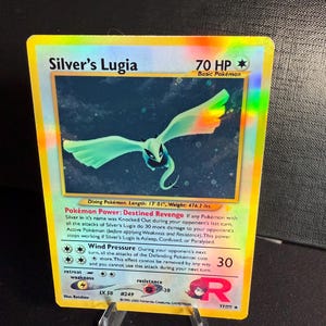 Lugia de Silver Gym Heroes revival Cartão Holo Proxy feito à mão