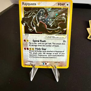 Rayquaza Étoile d'Or - EX Deoxys - Pokémon - Carte proxy haute qualité HOLO