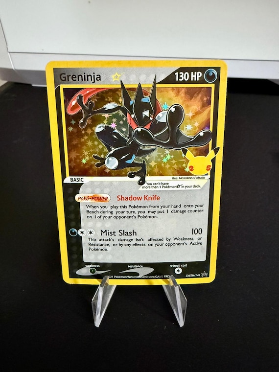 Greninja Gold Star Proxy Orica Pokmon Gx Vstar Vmax Handmade Holo Proxy  Card - Etsy