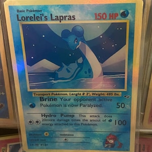 Cartão proxy Holo feito à mão do renascimento dos heróis do ginásio de Lorelei