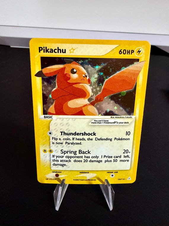 holo gold star pokemon card Mew 101 101 Case main image 0
