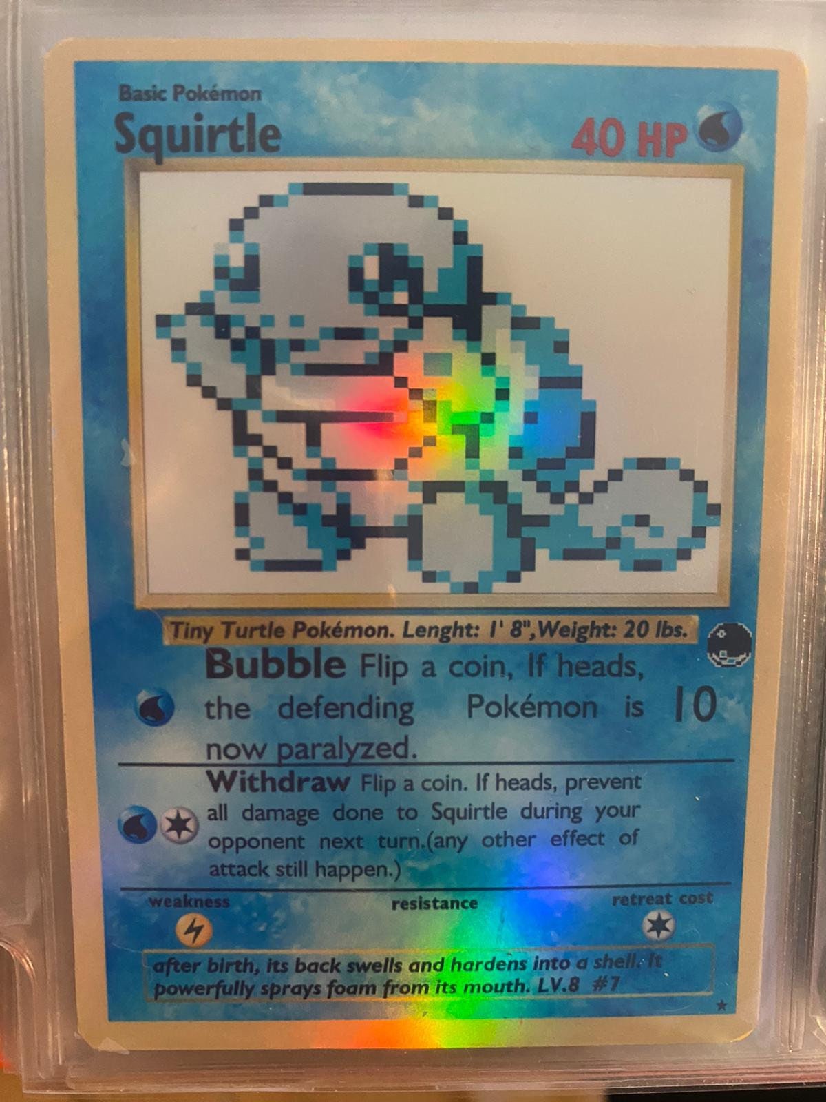 all squirtle pokemon cards Squirtle 048 Cosmos Holo Raw Card