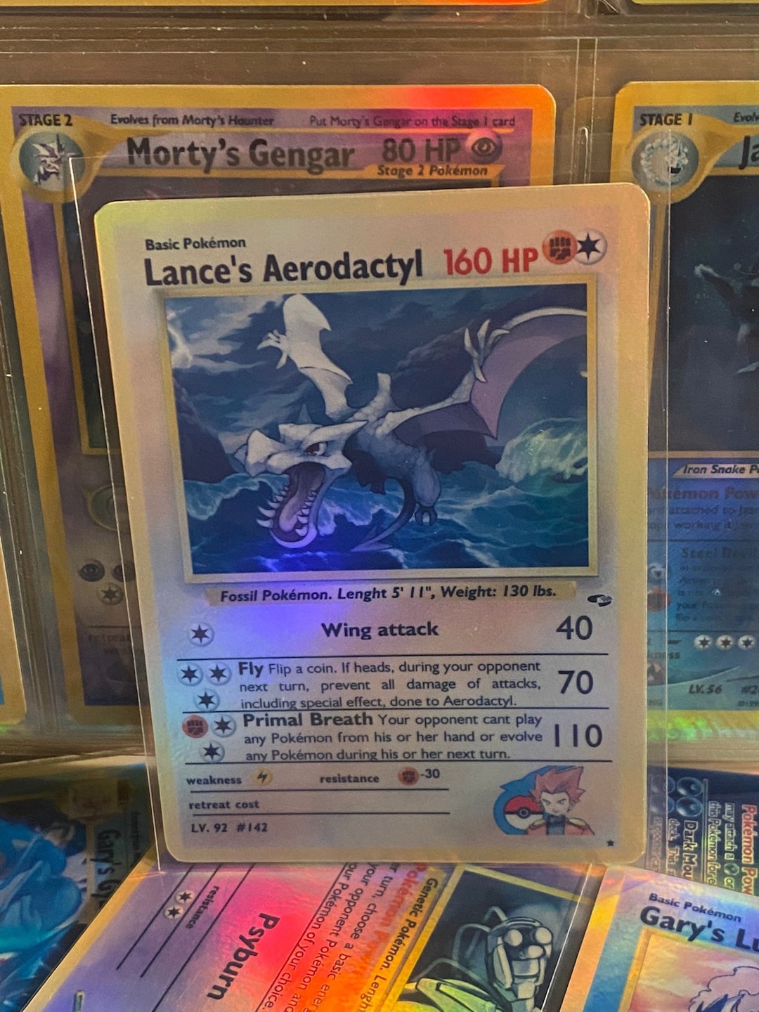 PSA10 ワタルのプテラ LANCE'S AERODACTYL ポケカ