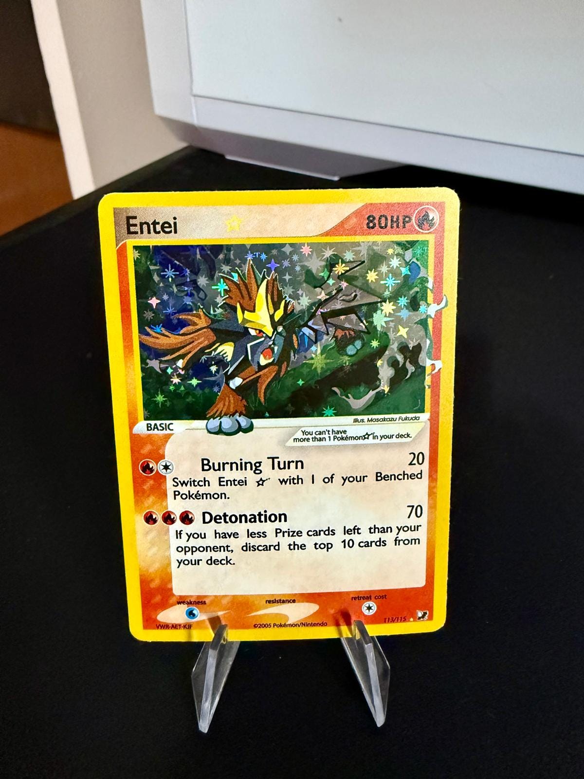 Entei Gold Star Proxy Orica Pokémon Gx Vstar Vmax Handmade Holo
