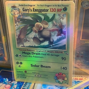 Exeggutor de Gary Gym Heroes revival Cartão proxy Holo feito à mão