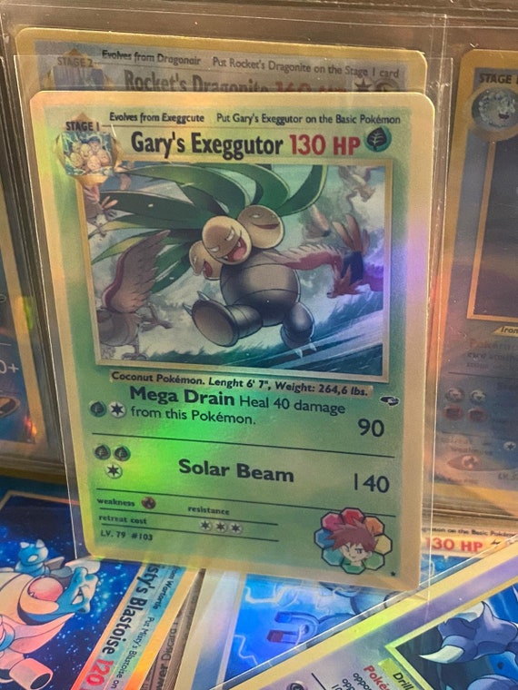 exeggutor pokemon card Pokemon Jumbo Alolan Exeggutor V Card - SWSH225 Ultra Rare Promo main image 0