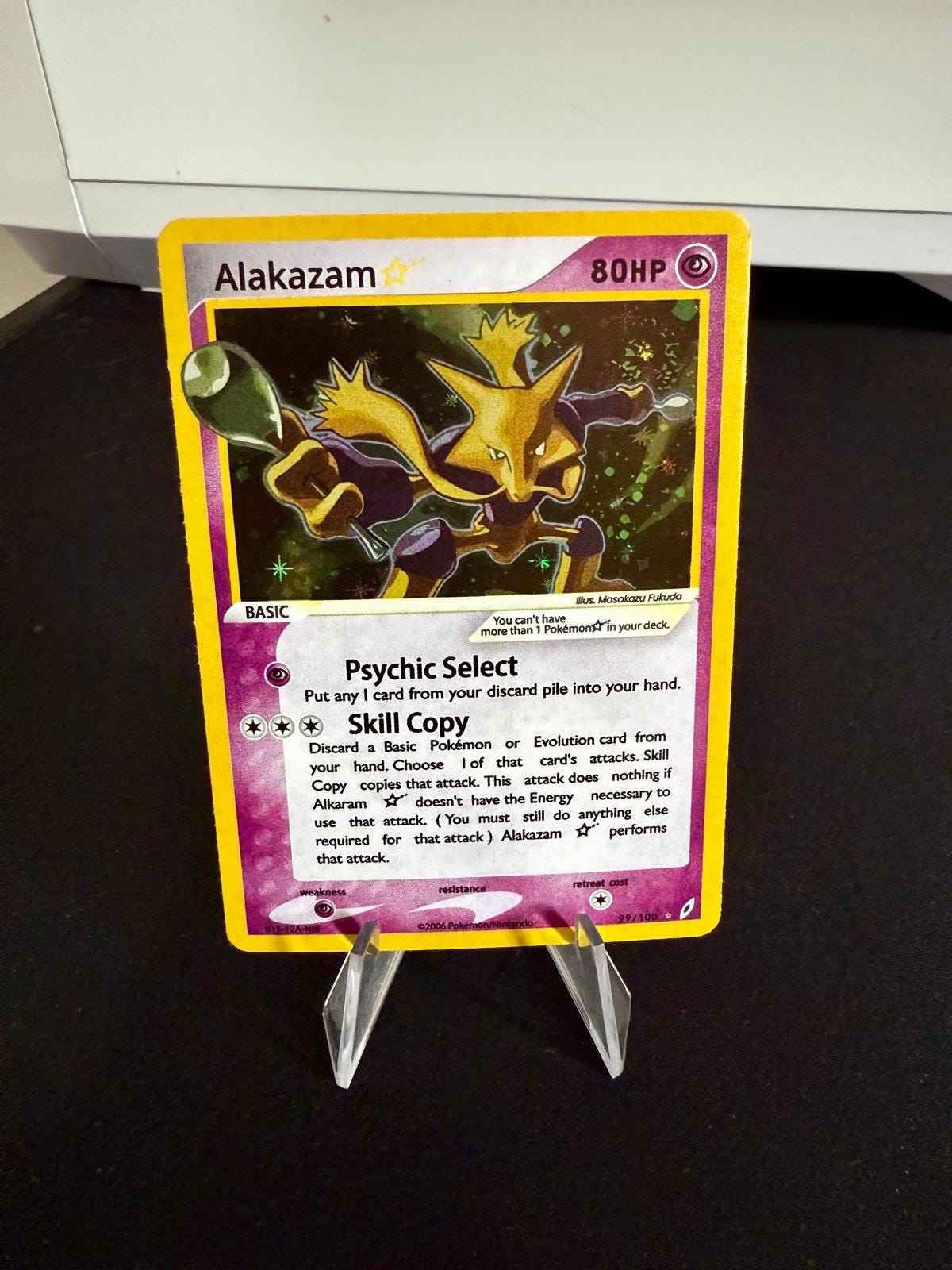Alakazam Gold Star Proxy Orica Pokémon Gx Vstar Vmax Handmade Holo